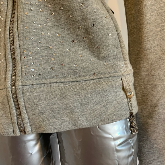 YKK DB life Rhinestone Sweatshirt Jacket! Size S - Picture 3 of 7